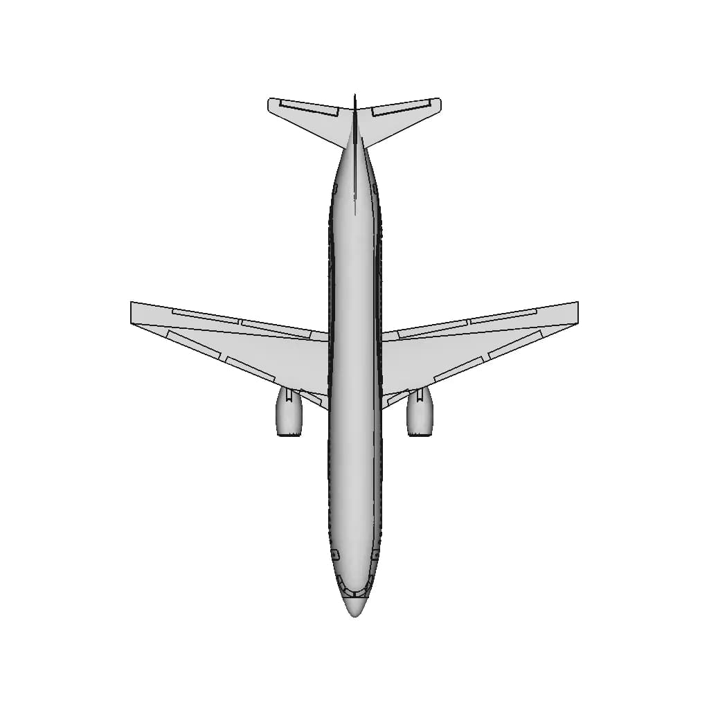 Boeing Business Jet 2 | 3D Engineering Design File_270_0_degree_snapshot