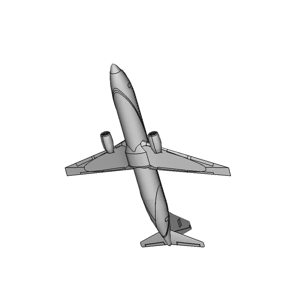 Boeing Business Jet 2 | 3D Engineering Design File_60_30_degree_snapshot