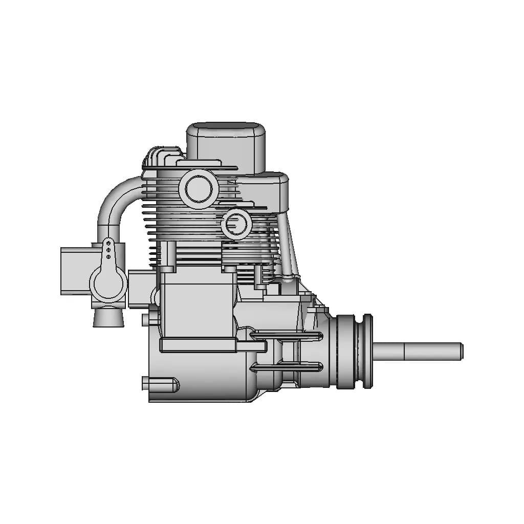 Saito Fg-21 - Downloadable CAD Representation_90_0_degree_snapshot