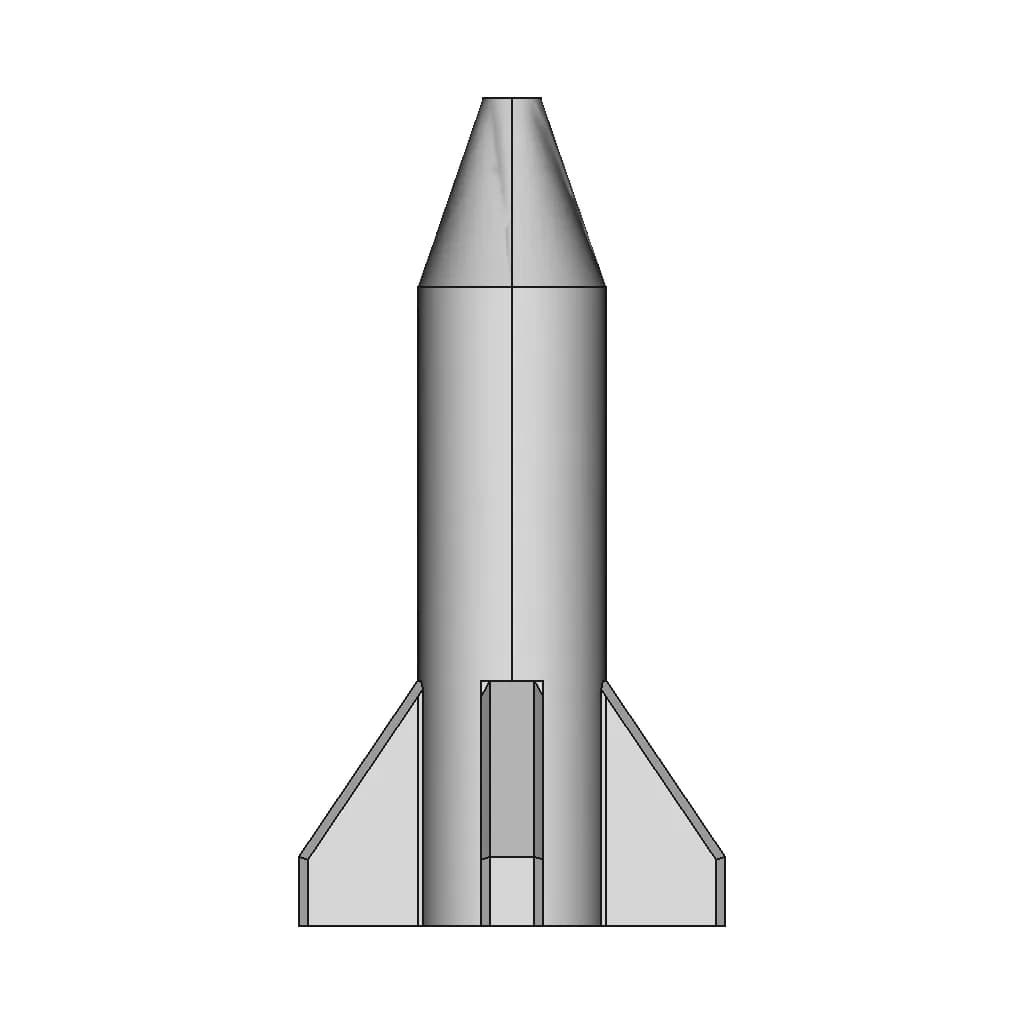 Test Rocket | 3D Engineering Design File_90_0_degree_snapshot