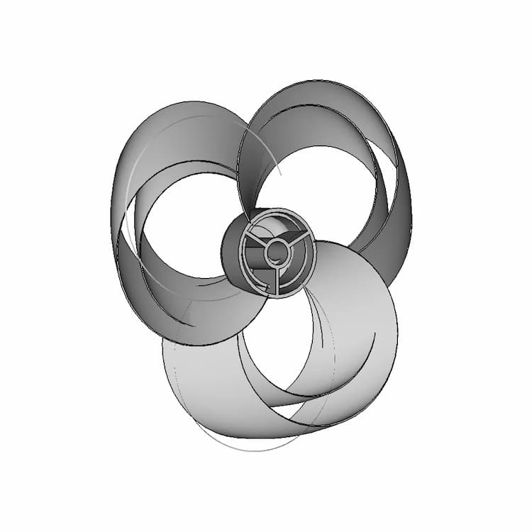 Toroidal Propeller - Downloadable CAD Representation