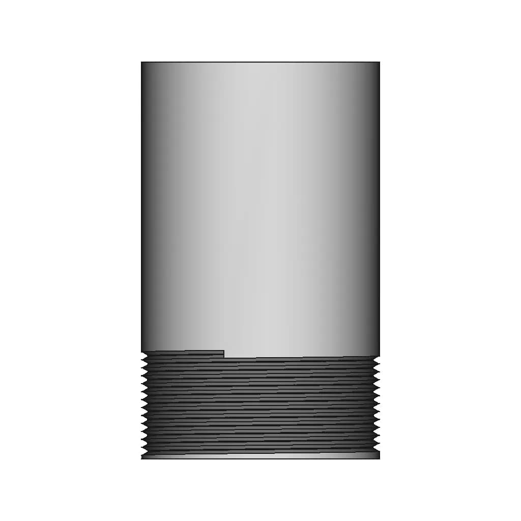 Convergent Nozzle With Circular Cross Section - Downloadable CAD Representation_0_0_degree_snapshot