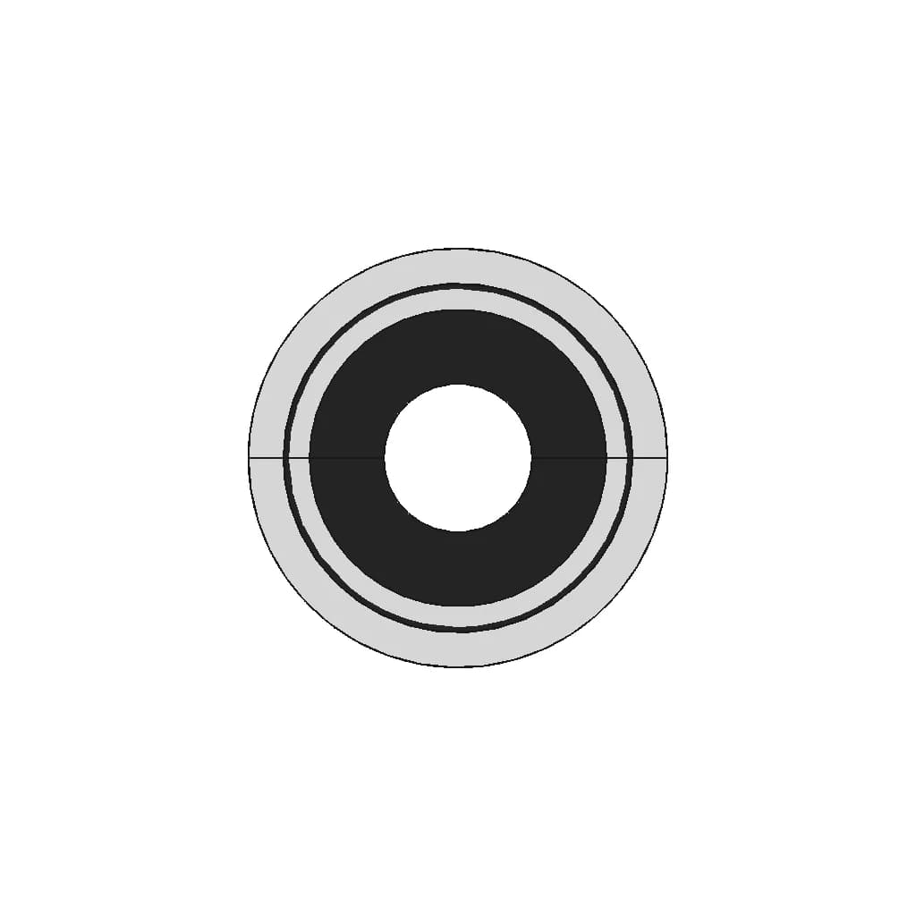 Convergent Nozzle With Circular Cross Section - Downloadable CAD Representation_90_0_degree_snapshot