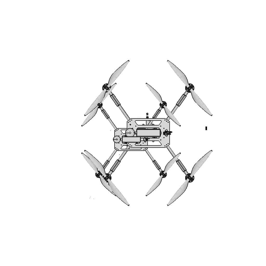 Quadcopter Drone (Lr 1) - Downloadable CAD Representation_0_0_degree_snapshot