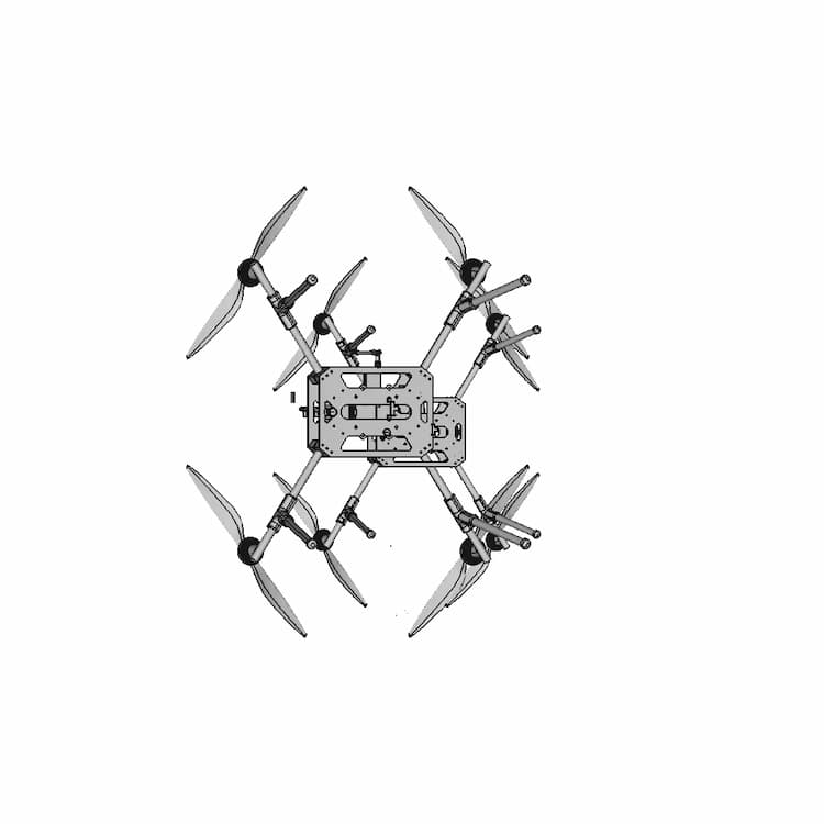 Quadcopter Drone (Lr 1) - Downloadable CAD Representation