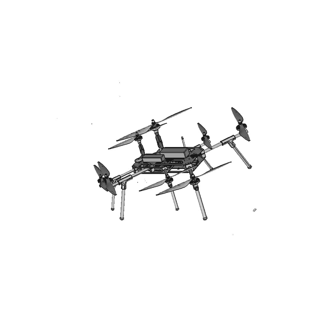 Quadcopter Drone (Lr 1) - Downloadable CAD Representation_60_30_degree_snapshot