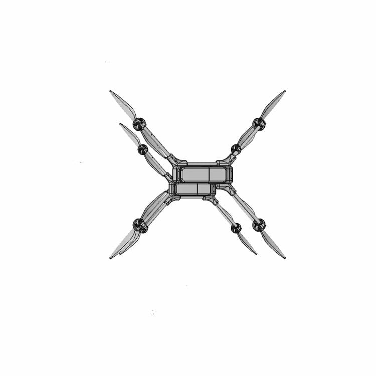 Quadcopter Drone (Pro 1) | 3D Engineering Design File