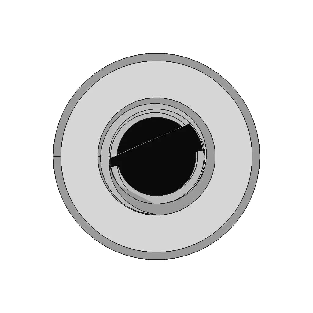 M3 Self Clinching Nut | High-Quality CAD Model_0_0_degree_snapshot