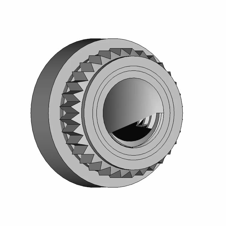 M3 Self Clinching Nut | High-Quality CAD Model
