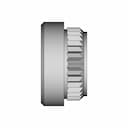 M3 Self Clinching Nut | High-Quality CAD Model_0_90_degree_snapshot