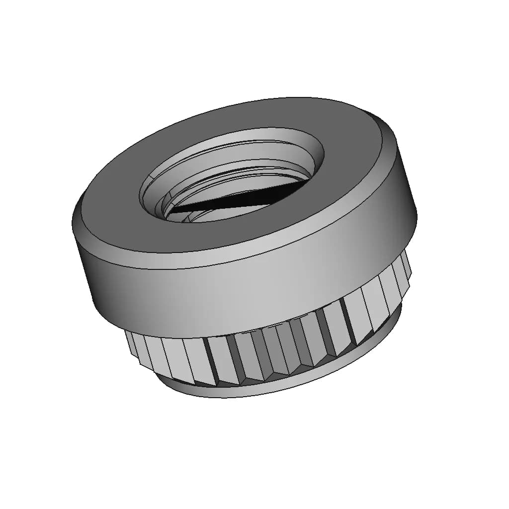 M3 Self Clinching Nut | High-Quality CAD Model_60_30_degree_snapshot