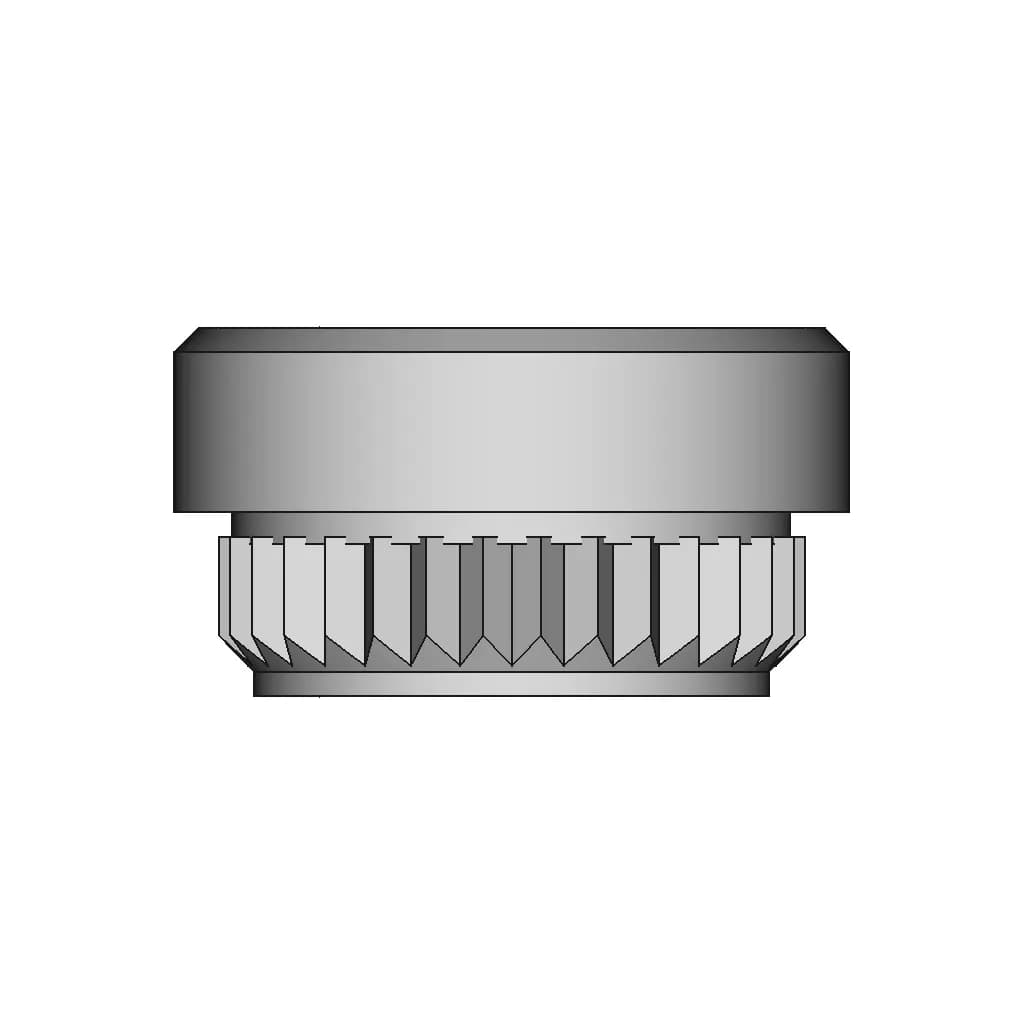 M3 Self Clinching Nut | High-Quality CAD Model_90_0_degree_snapshot