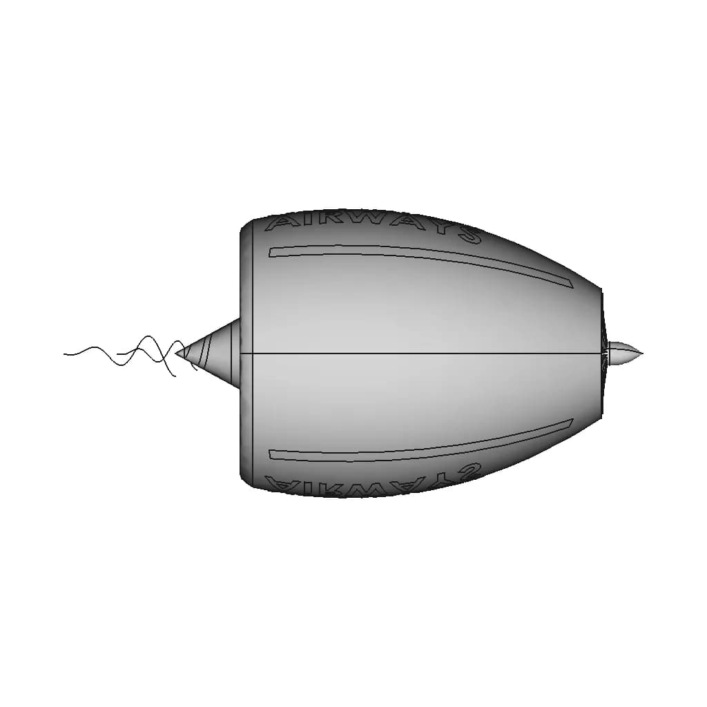 Jet Engine Turbine | High-Quality CAD Model_90_0_degree_snapshot