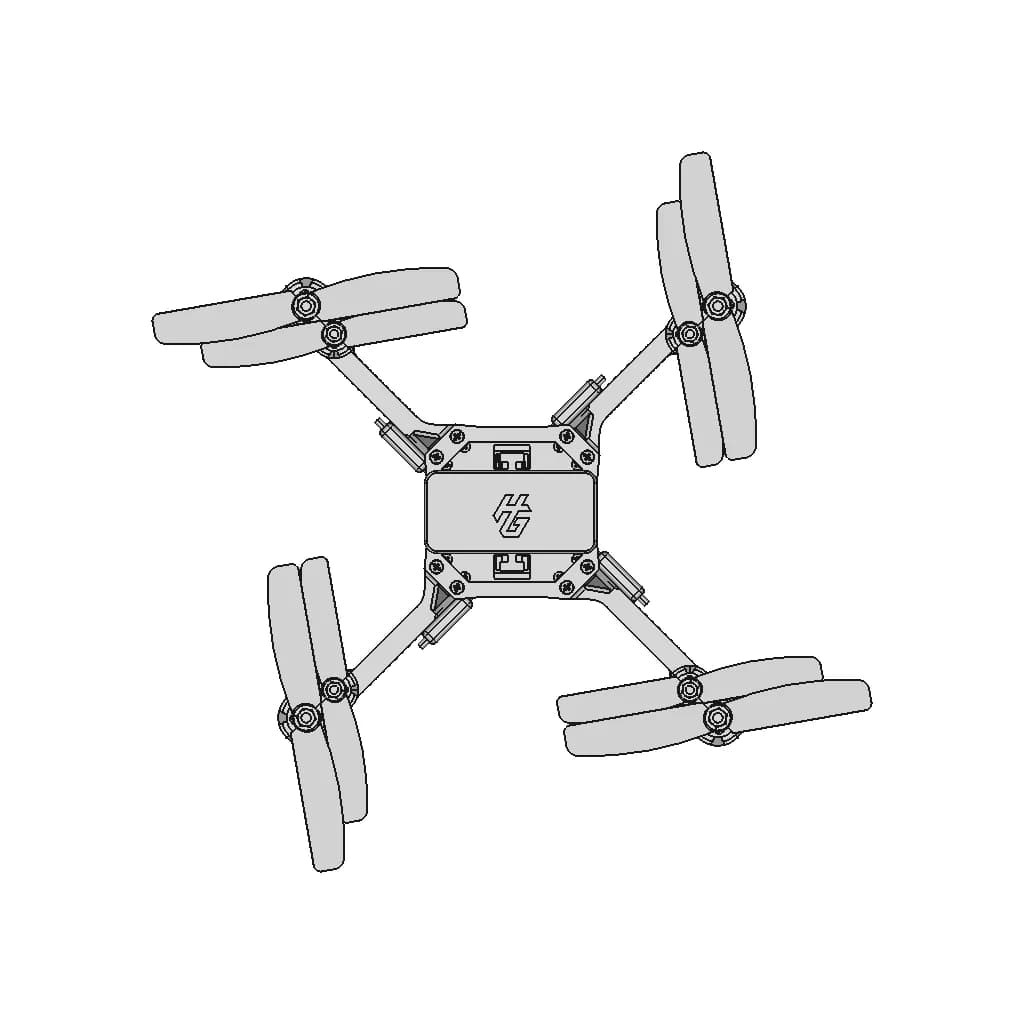 Drone - Downloadable CAD Representation_270_0_degree_snapshot