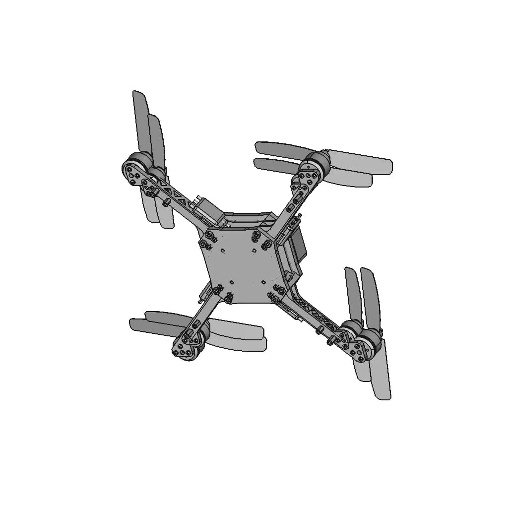 Drone - Downloadable CAD Representation_60_30_degree_snapshot