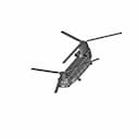 Ch-47 Shinook Helicopter Solid Assembly Model - Downloadable CAD Representation_60_30_degree_snapshot