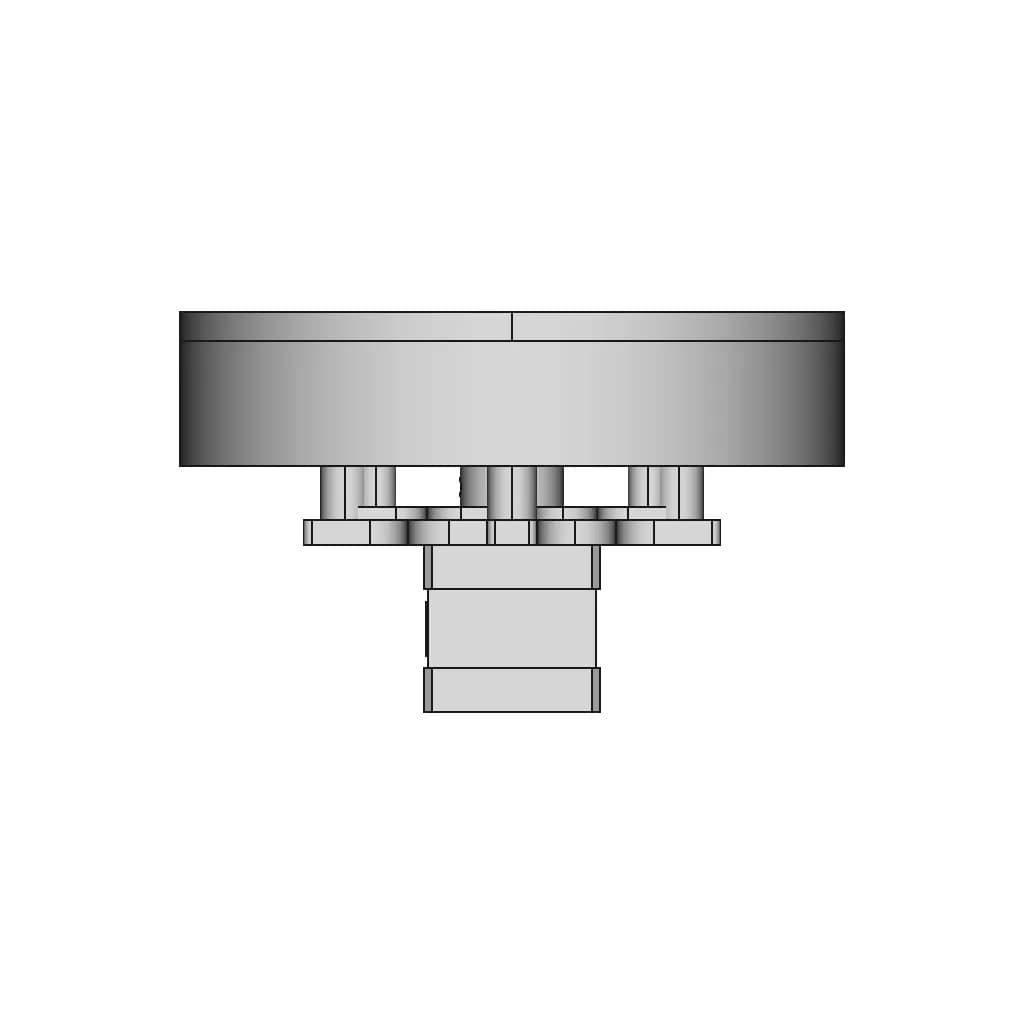 16:1 Reduction Cycloidal Gearbox | High-Quality CAD Model_0_90_degree_snapshot
