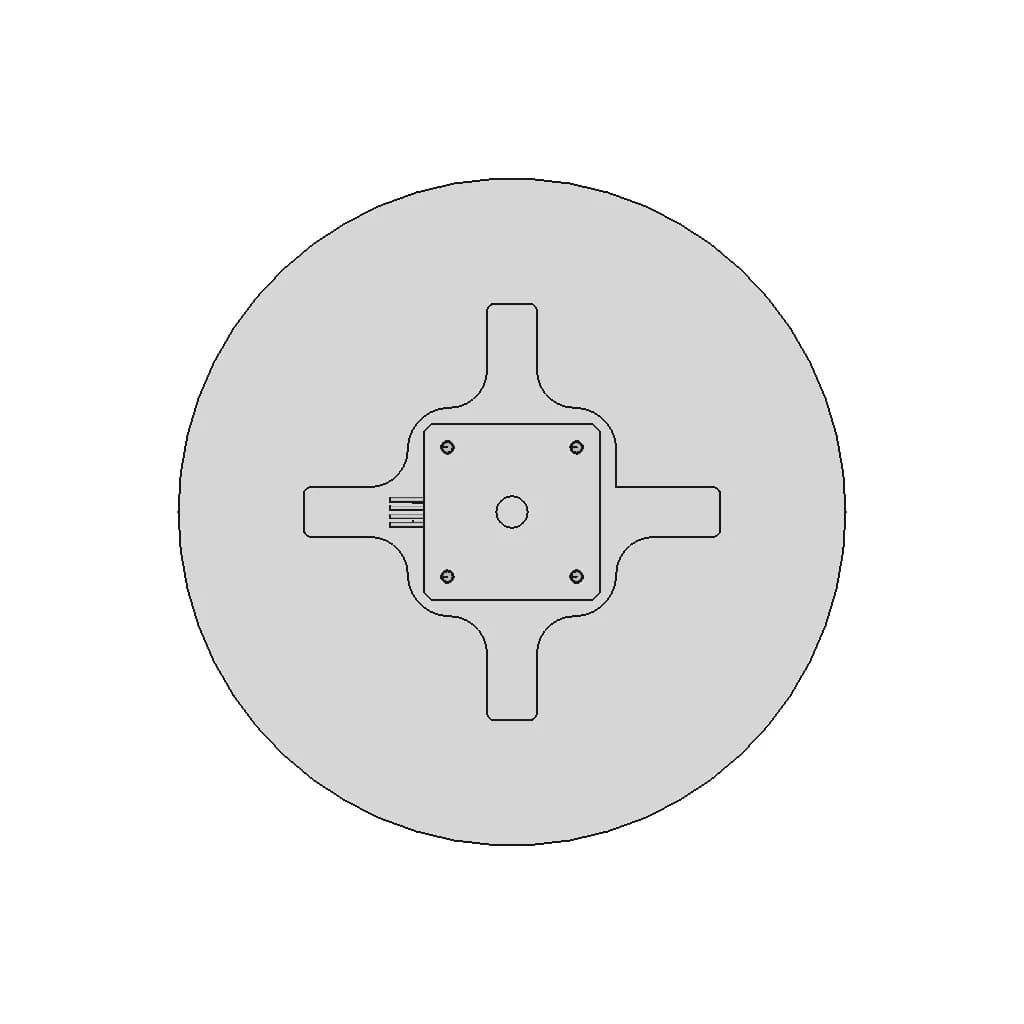 16:1 Reduction Cycloidal Gearbox | High-Quality CAD Model_90_0_degree_snapshot