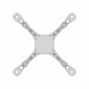 Quadcopter Drone Chassis Design | High-Quality CAD Model_270_0_degree_snapshot