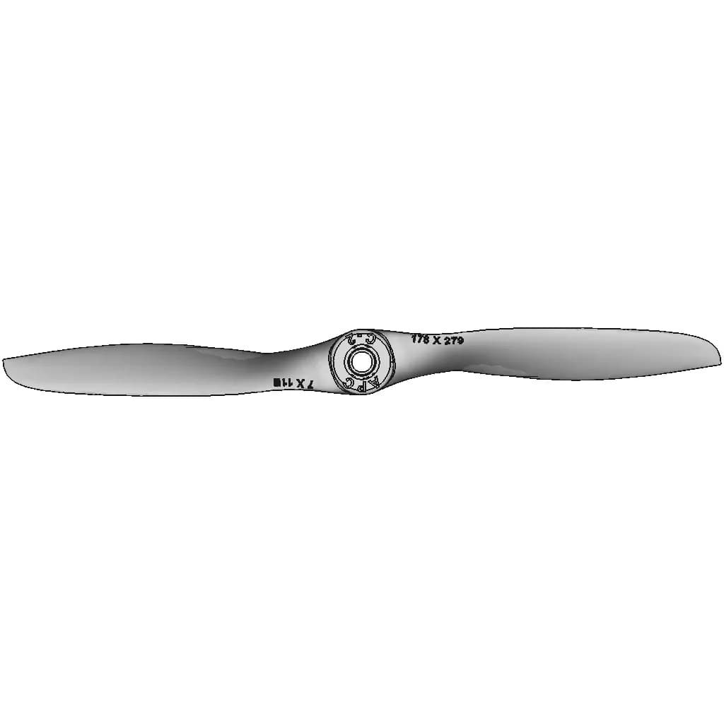 Apc 7 X 11E 7" Propeller Recreation From Optical Scan - Standard Mechanical Component_0_0_degree_snapshot