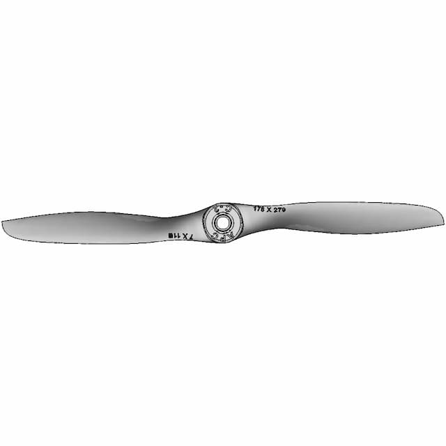 Apc 7 X 11E 7" Propeller Recreation From Optical Scan - Standard Mechanical Component