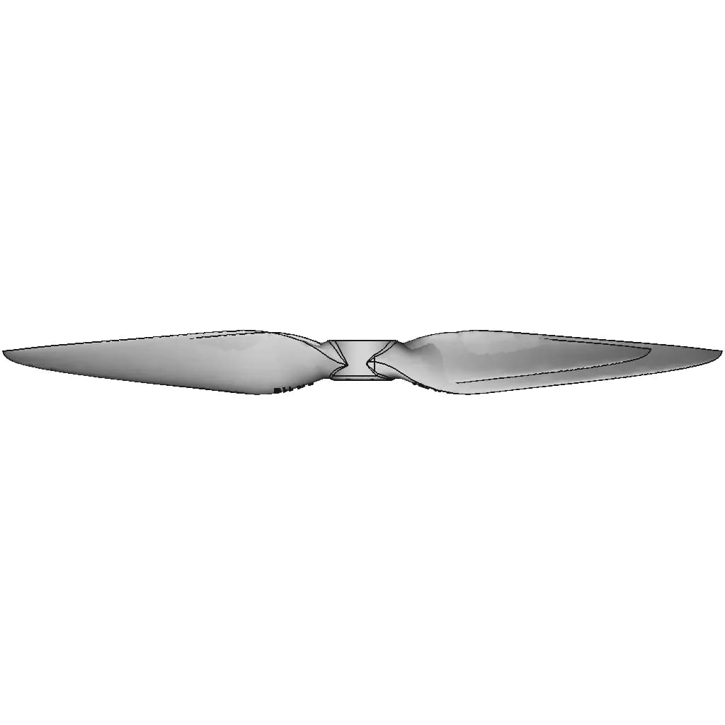 Apc 7 X 11E 7" Propeller Recreation From Optical Scan - Standard Mechanical Component_270_0_degree_snapshot