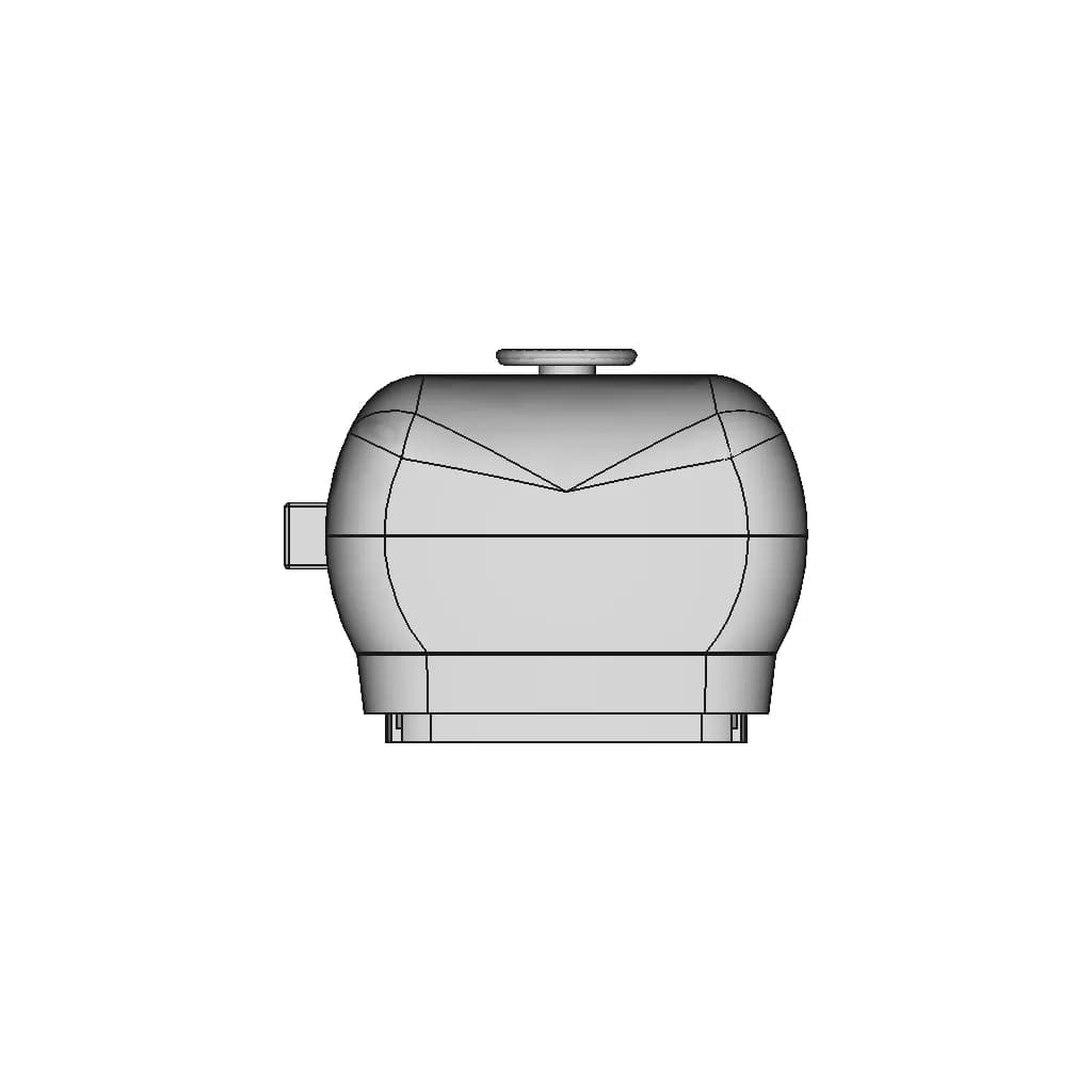 Icom Hm-176 | High-Quality CAD Model_270_0_degree_snapshot