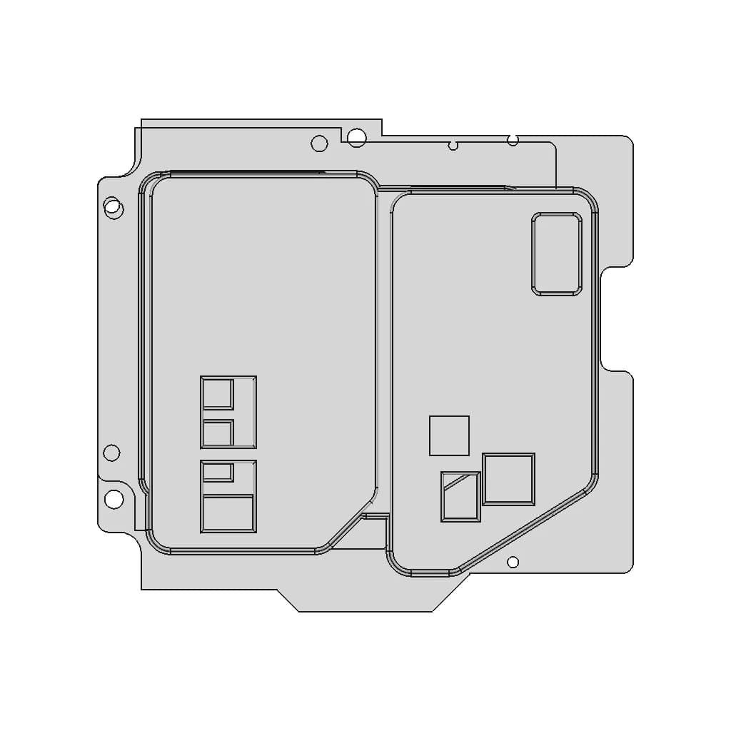 Dji Fpv Drone, P1 Rf Board | 3D Engineering Design File_90_0_degree_snapshot