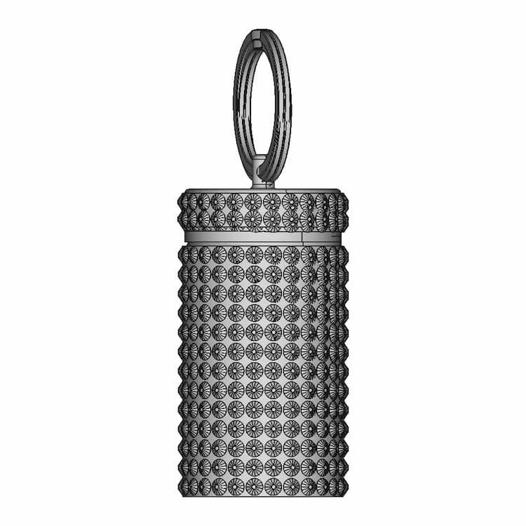 Waterproof Travel Pill Case With Tracking Device - Standard Mechanical Component