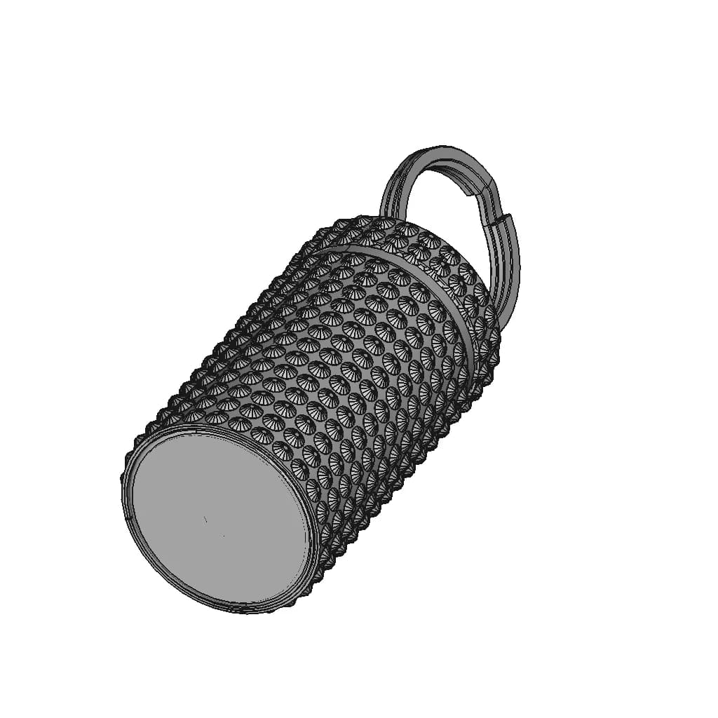 Waterproof Travel Pill Case With Tracking Device - Standard Mechanical Component_60_30_degree_snapshot