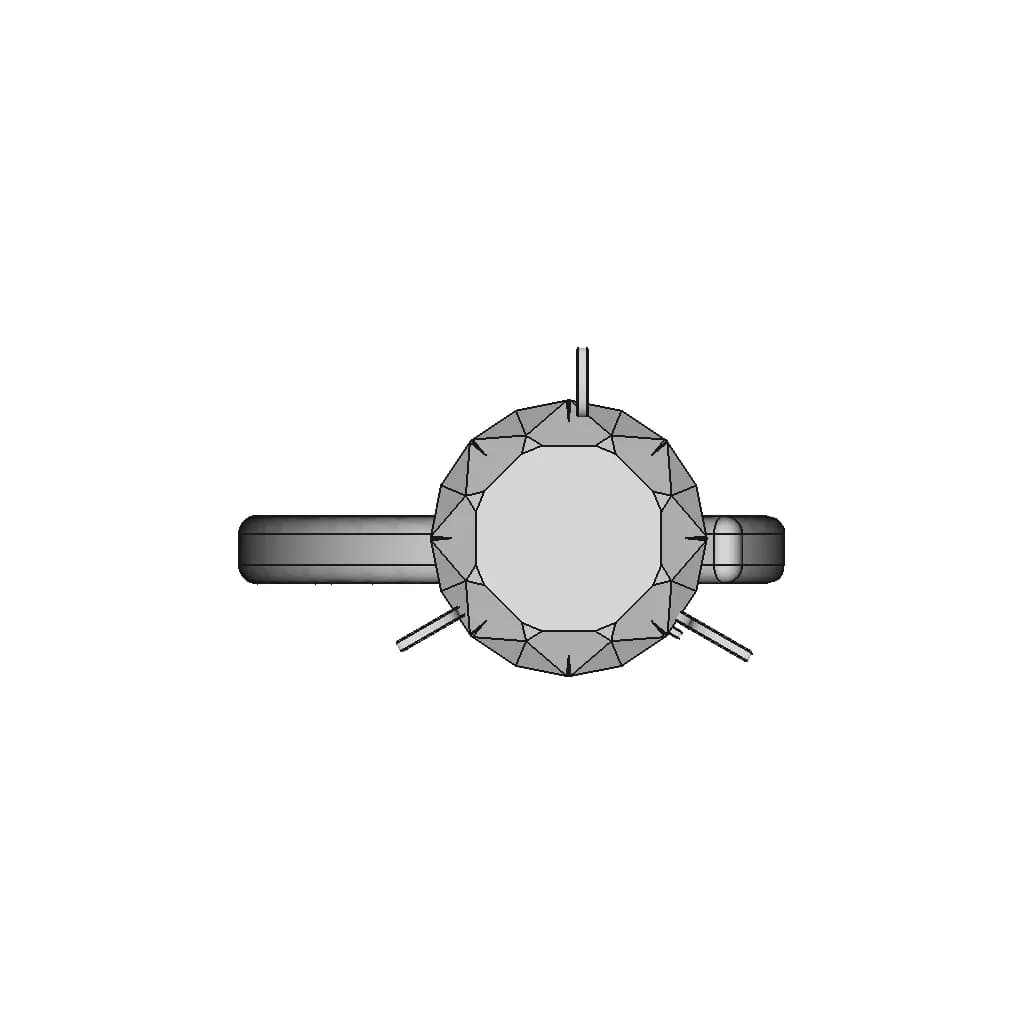 Diamond Ring - Downloadable CAD Representation_0_0_degree_snapshot