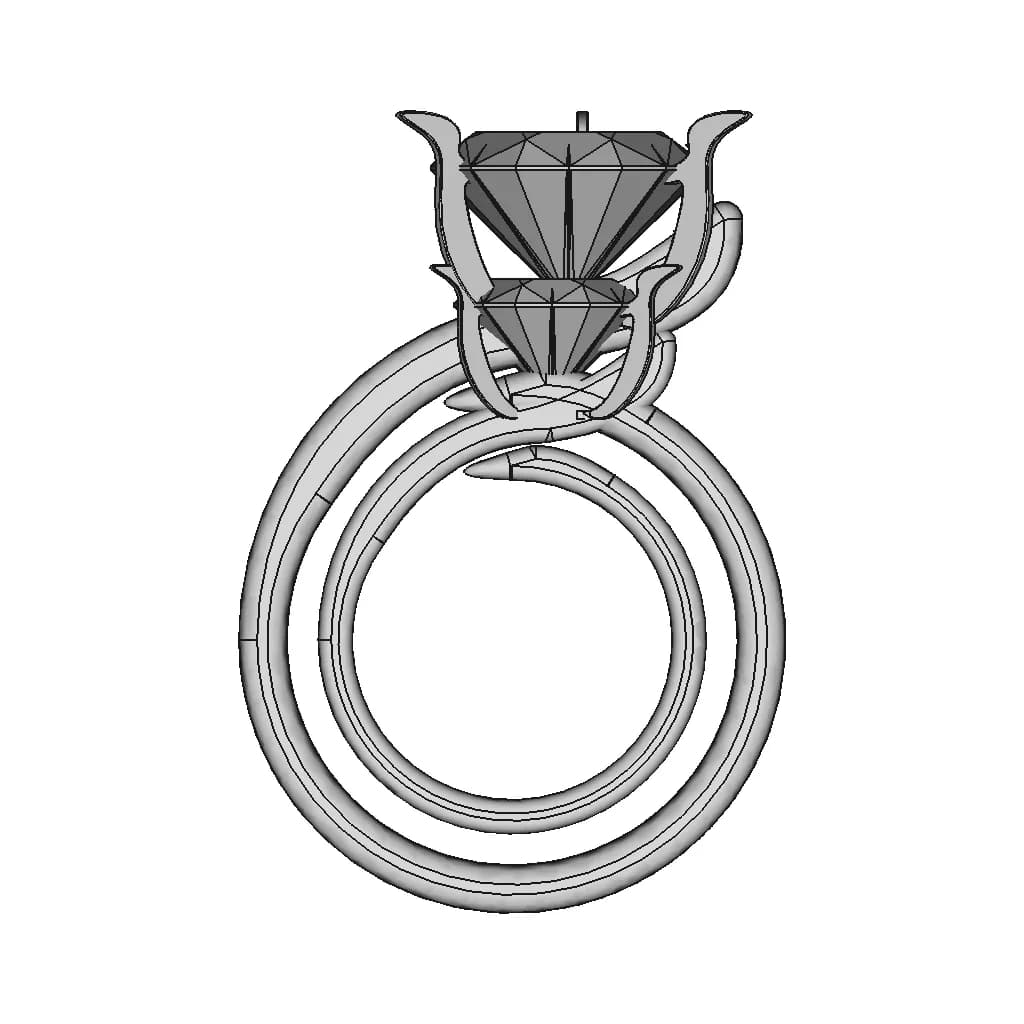 Diamond Ring - Downloadable CAD Representation_90_0_degree_snapshot