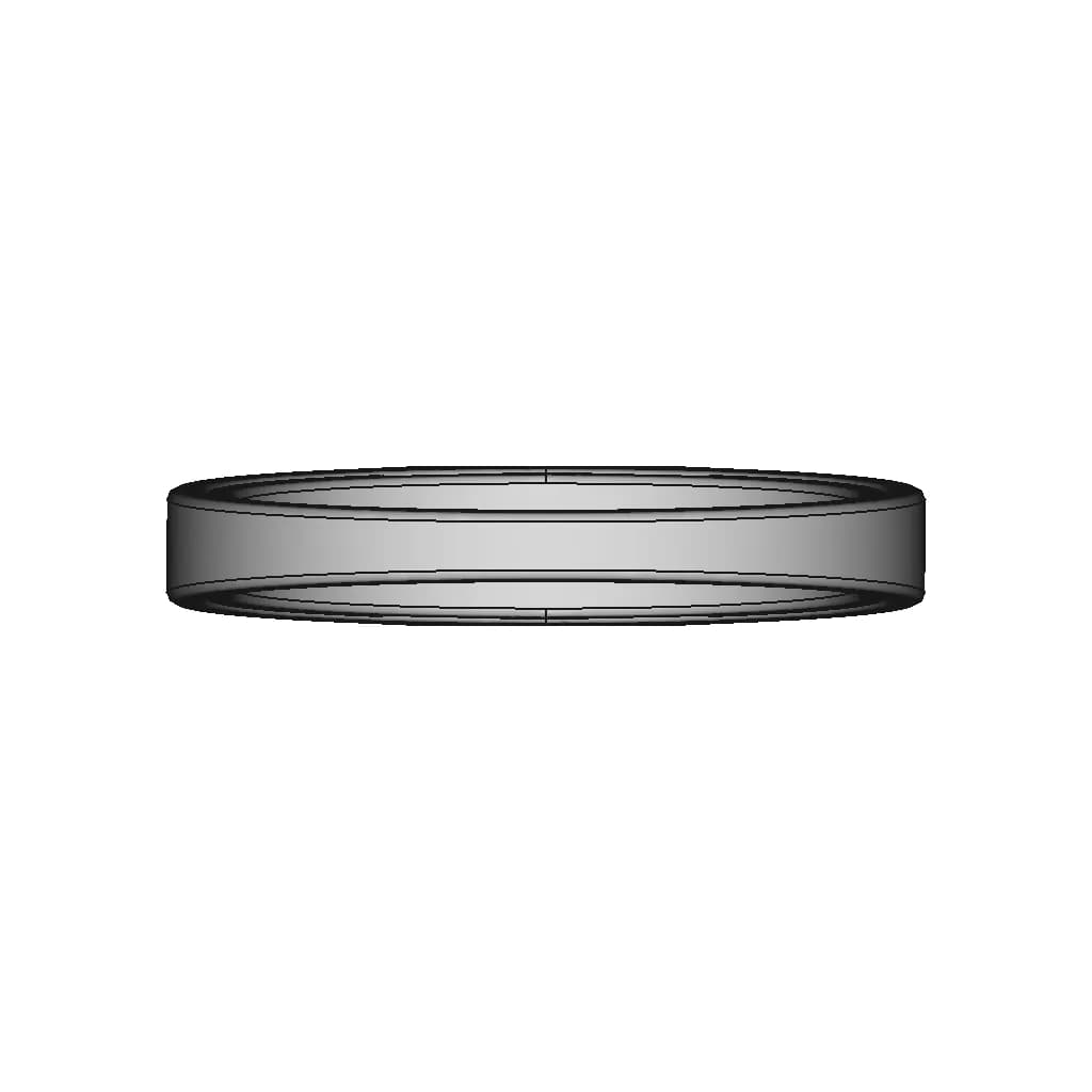 Ring - Infinity | 3D Engineering Design File_90_0_degree_snapshot