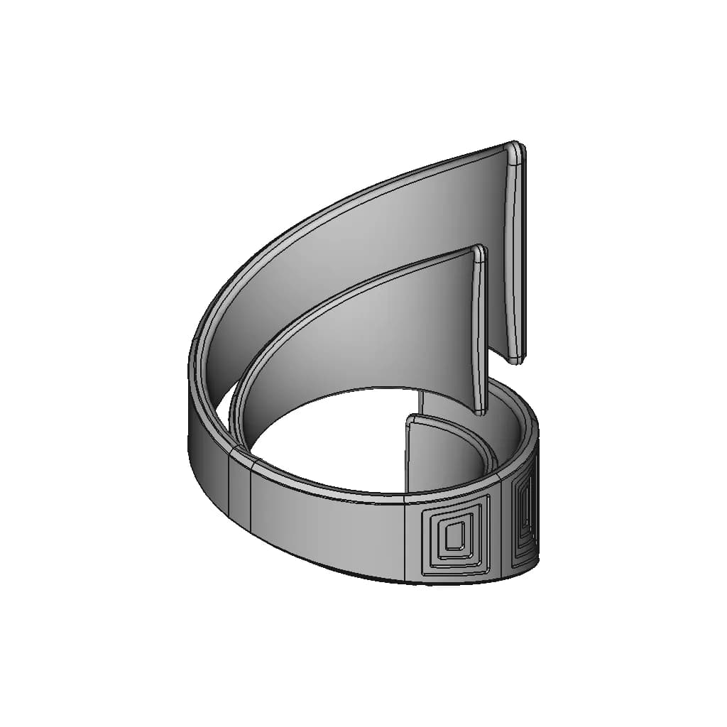 Flexi Ring + Video Tutorial - Downloadable CAD Representation_0_270_degree_snapshot
