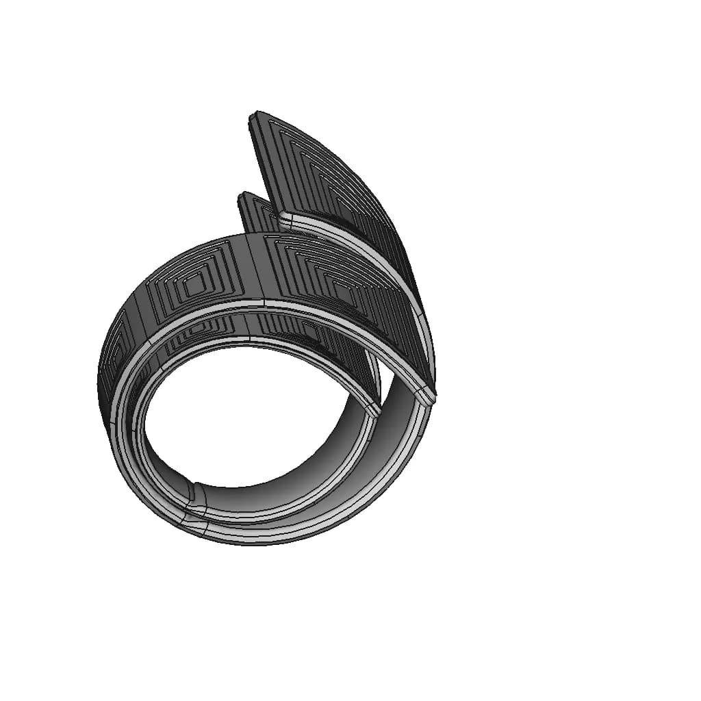 Flexi Ring + Video Tutorial - Downloadable CAD Representation_60_30_degree_snapshot