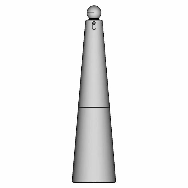 Slim Cone Glass Perfume Bottle | High-Quality CAD Model