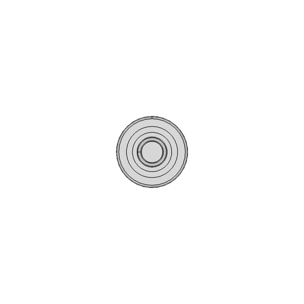 Slim Cone Glass Perfume Bottle | High-Quality CAD Model_90_0_degree_snapshot