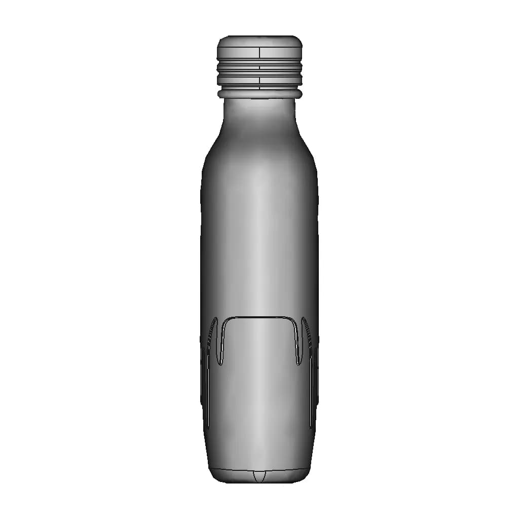 One Gold Calvin Klein Perfume Bottle - Downloadable CAD Representation_0_270_degree_snapshot