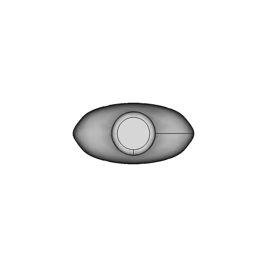 One Gold Calvin Klein Perfume Bottle - Downloadable CAD Representation_270_0_degree_snapshot