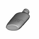 One Gold Calvin Klein Perfume Bottle - Downloadable CAD Representation_60_30_degree_snapshot