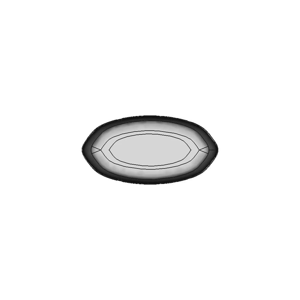 One Gold Calvin Klein Perfume Bottle - Downloadable CAD Representation_90_0_degree_snapshot