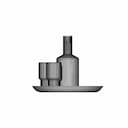 Rigged Crystal Glass And Jar Set - Standard Mechanical Component_0_90_degree_snapshot