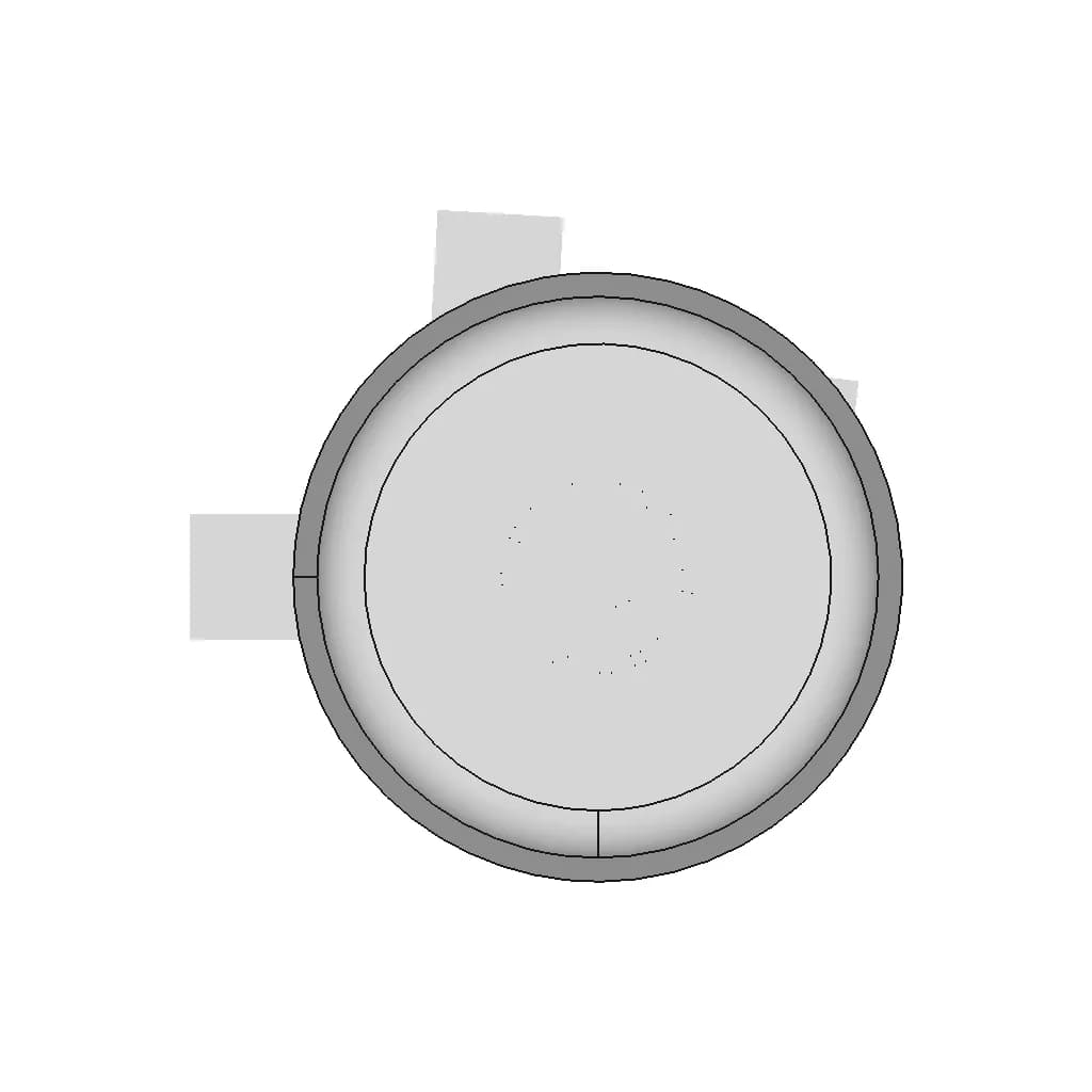 Rigged Crystal Glass And Jar Set - Standard Mechanical Component_90_0_degree_snapshot