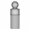 Oval Perfume Glass Bottle With Sphere Cap - Standard Mechanical Component_0_0_degree_snapshot