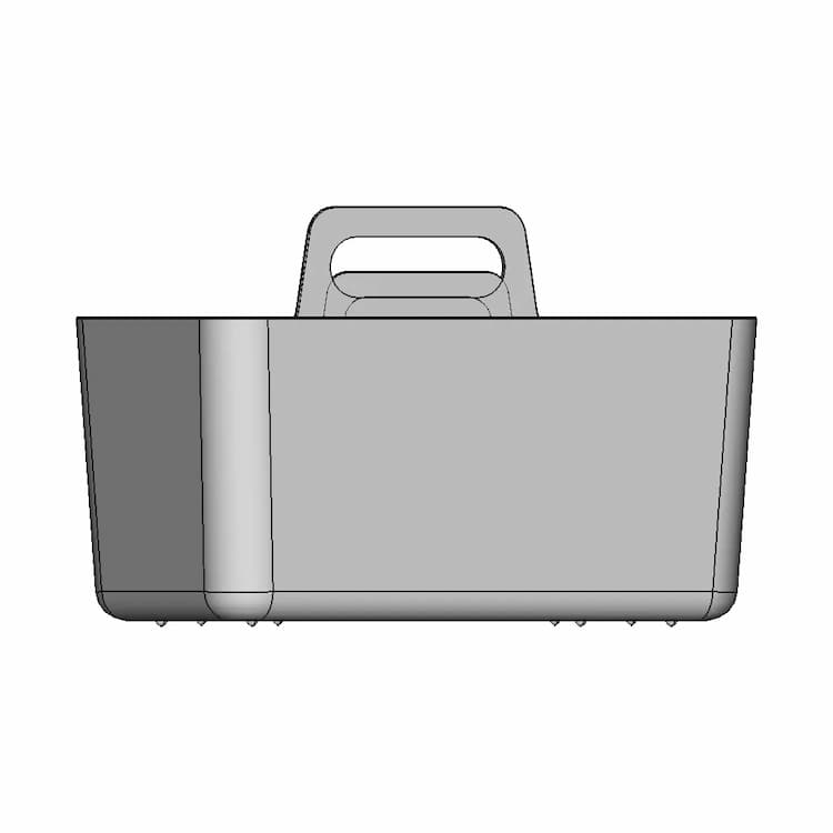 Plastic Caddy With Handle 300X150X150 - Standard Mechanical Component