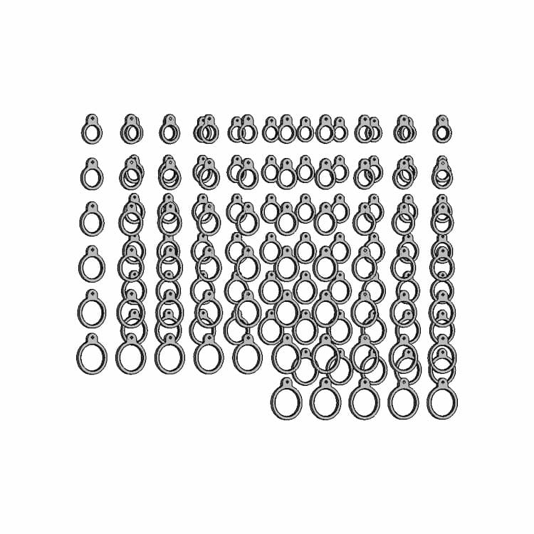 Jewellery Ring Iso 8653 Gauge Tools - Downloadable CAD Representation