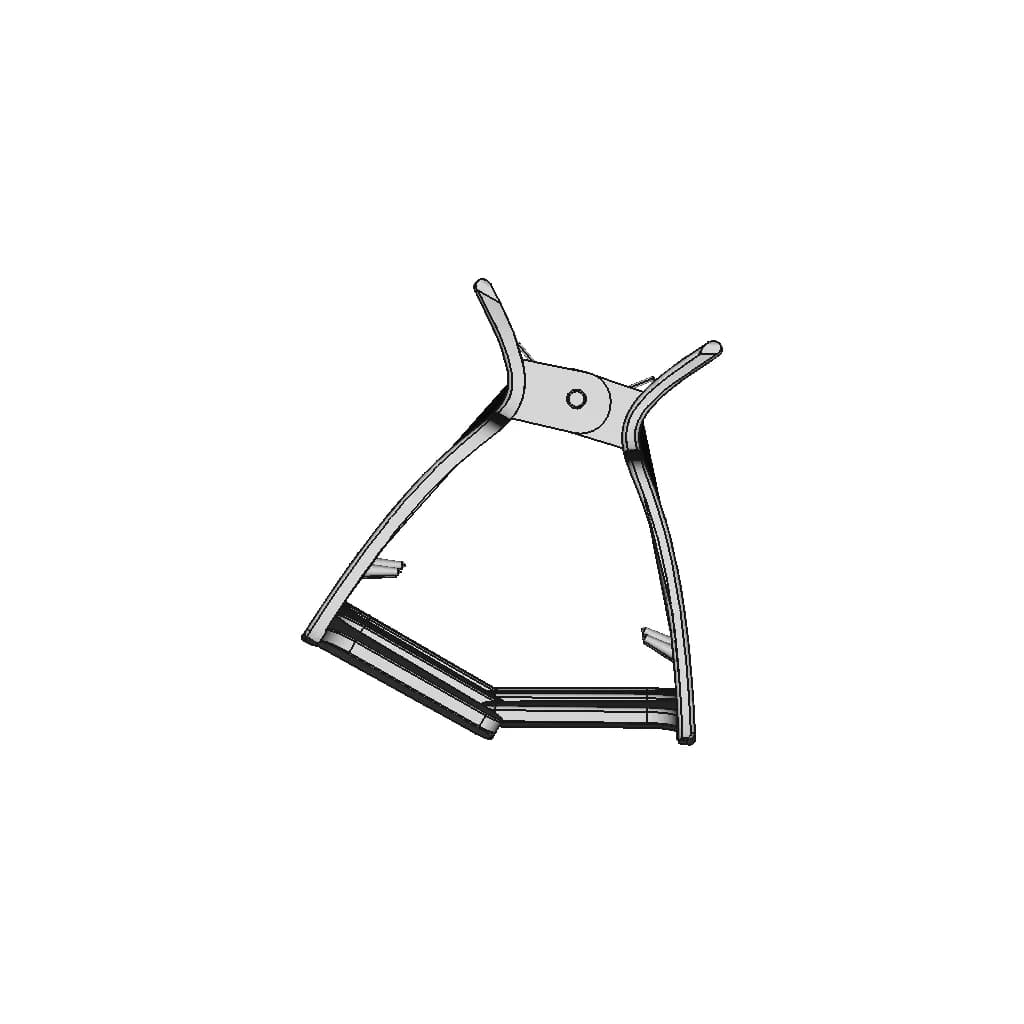 Hair Claw Clips | High-Quality CAD Model_0_90_degree_snapshot