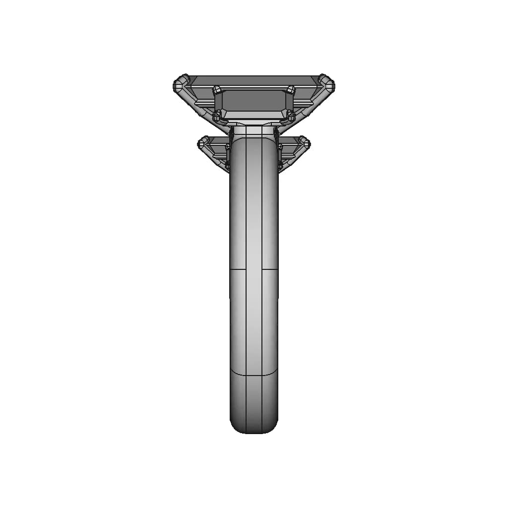 Three Stone Radiant Cut Diamond Ring Solidworks Project - Standard Mechanical Component_0_270_degree_snapshot
