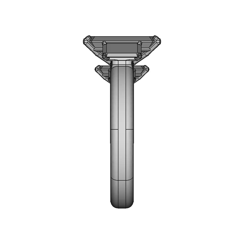 Three Stone Radiant Cut Diamond Ring Solidworks Project - Standard Mechanical Component_0_90_degree_snapshot