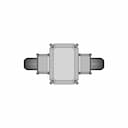 Three Stone Radiant Cut Diamond Ring Solidworks Project - Standard Mechanical Component_270_0_degree_snapshot
